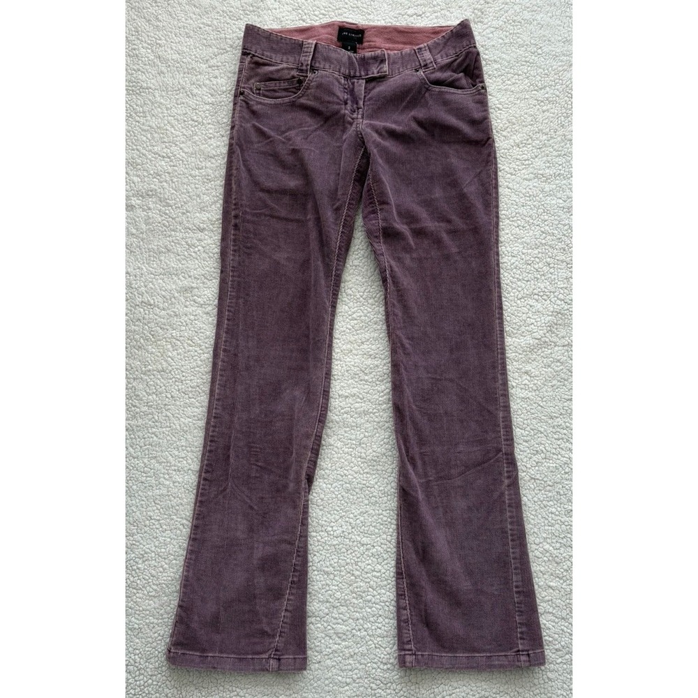 Womens Vintage Limited Corduroy Pants Flare Size 2 Lavender Purple Y2K Boho